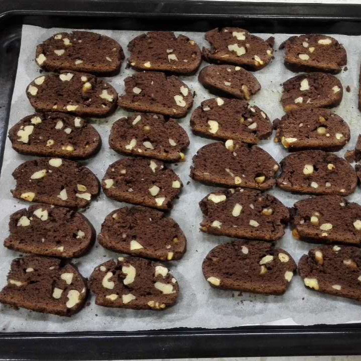 巧克力坚果意式脆饼