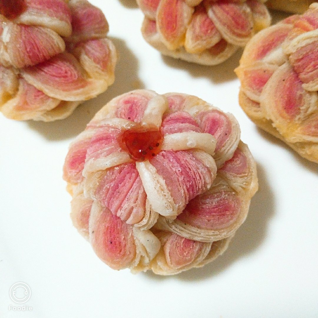 【芙蓉酥】面团做出一朵花，色香味全酥掉渣！