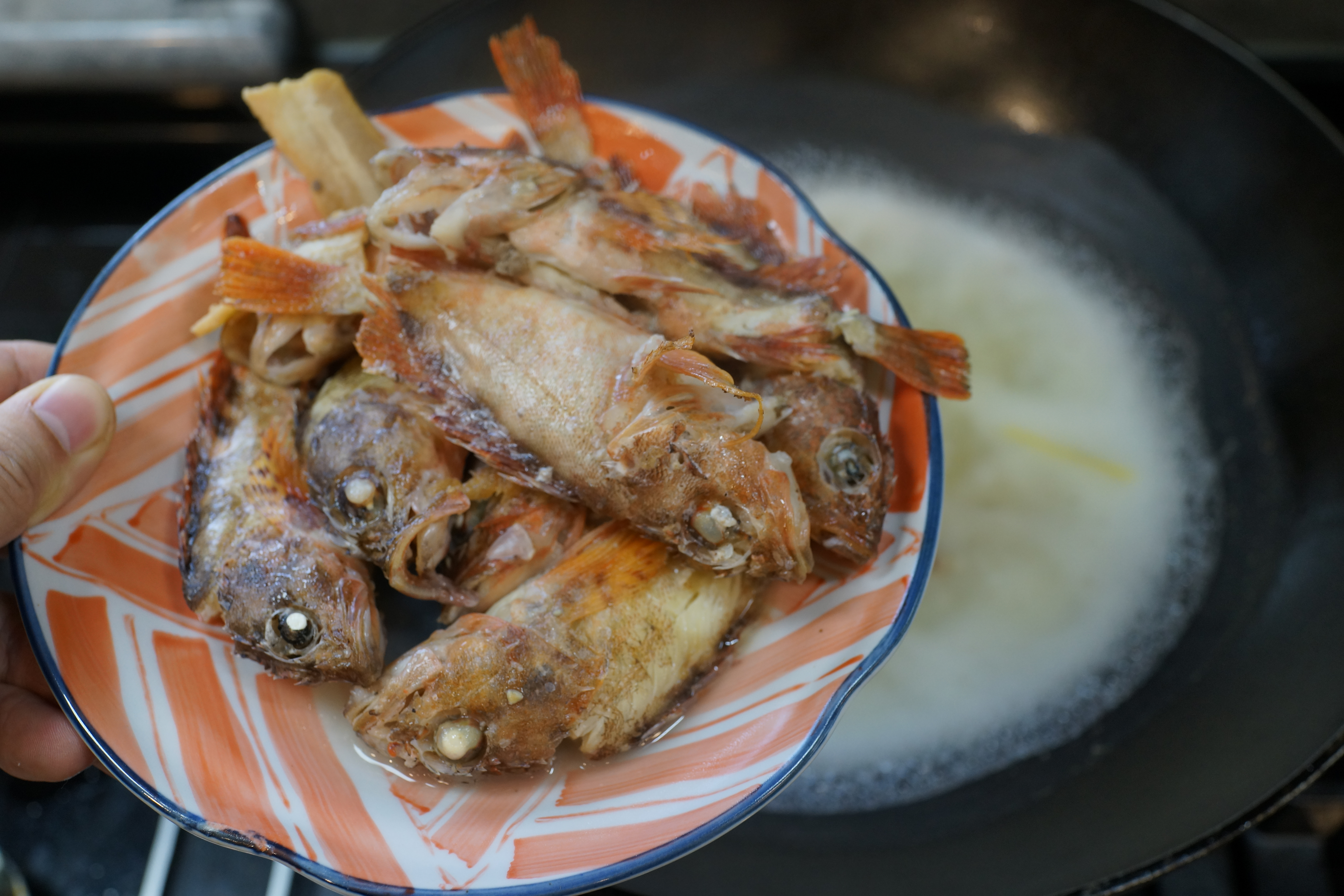【0515】石翁鱼菜心汤  <302小厨房>的做法 步骤13