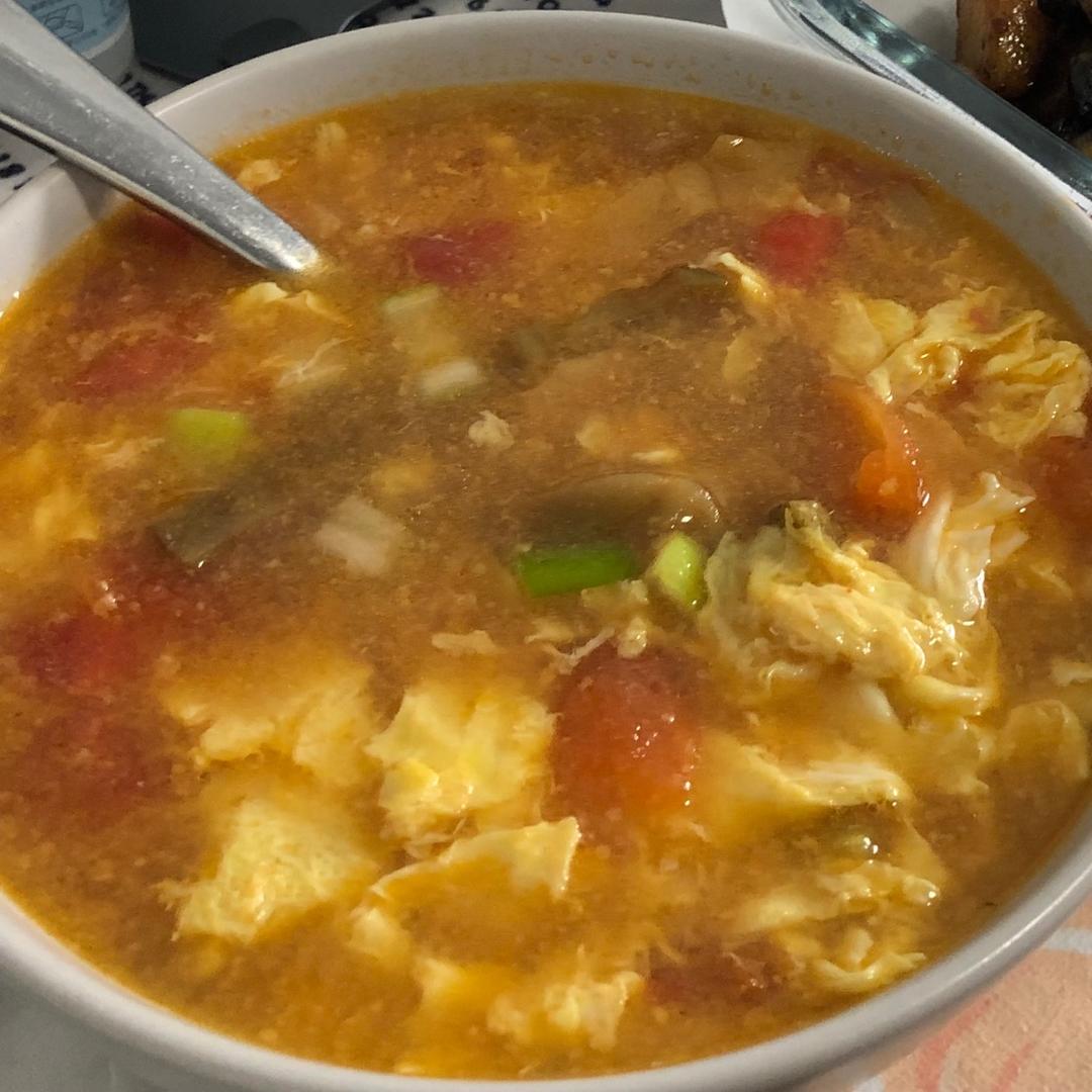 【跟我做不会错】简单又好喝的西红柿鸡蛋汤，家常又营养哦