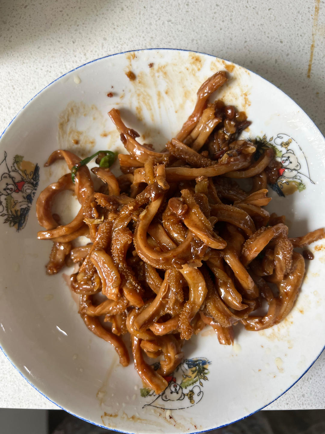 家常葱爆肚丝