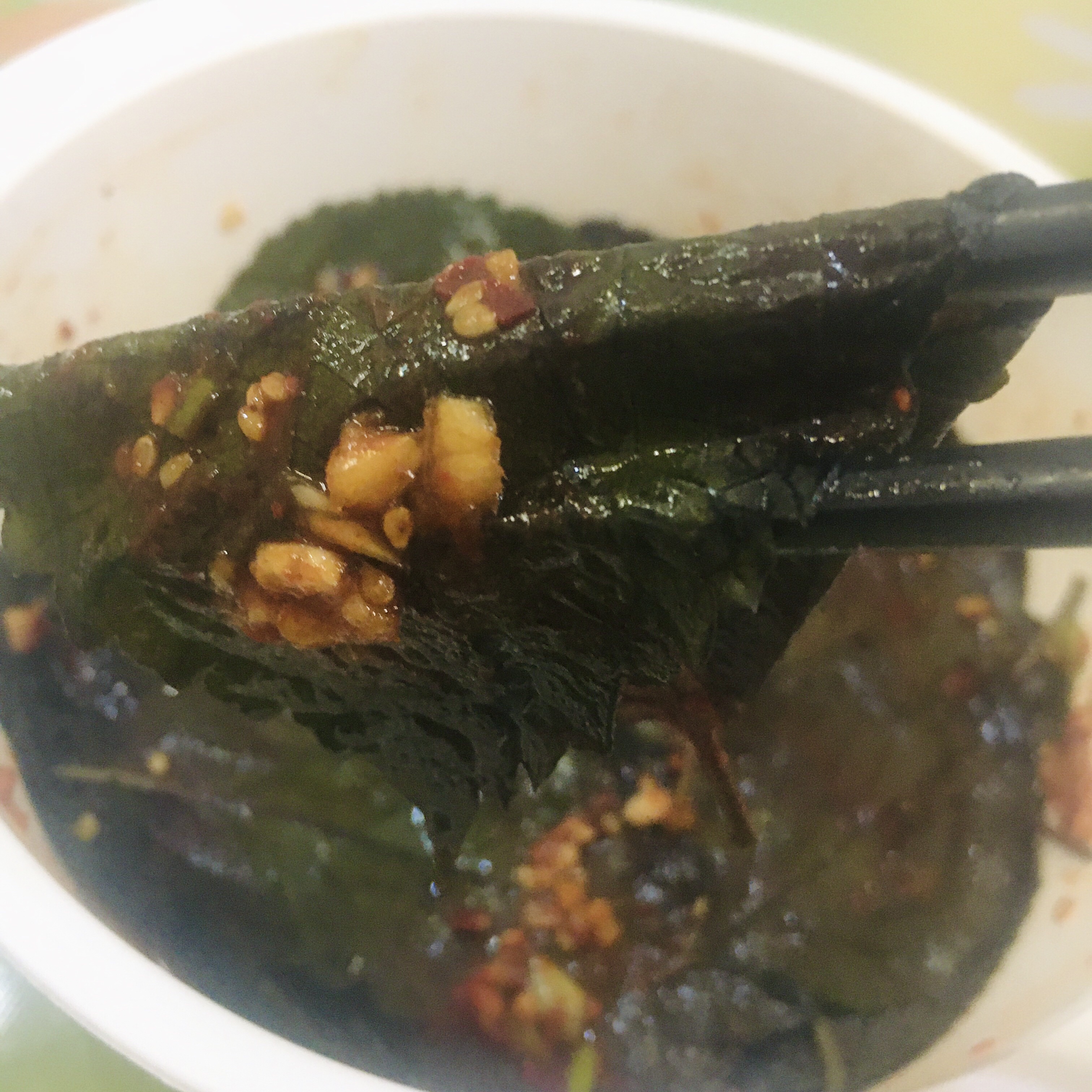 超级下饭的韩式腌紫苏叶的做法 步骤24