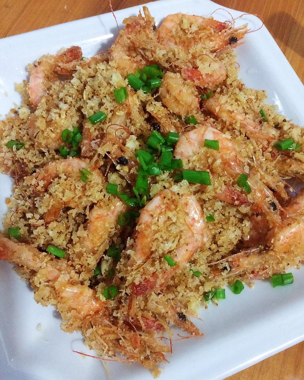 避风塘炒虾