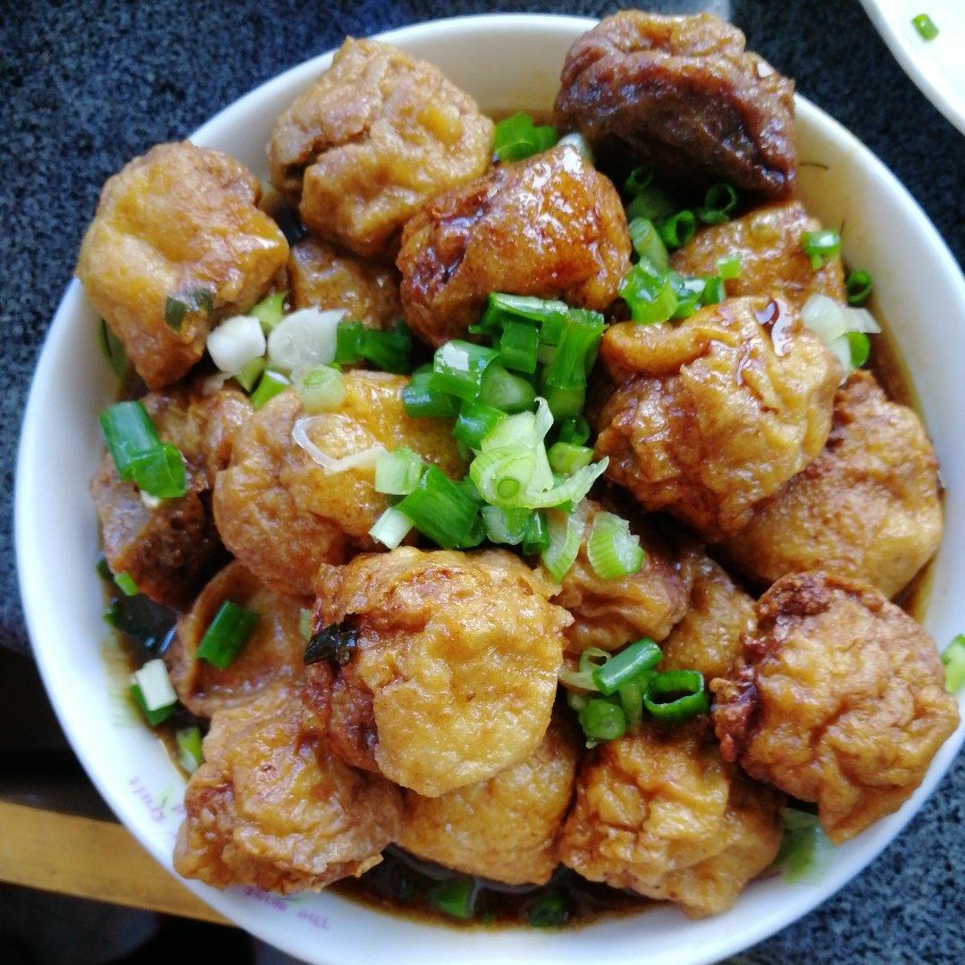 雪沫花未落做的家乡味—油豆腐塞肉