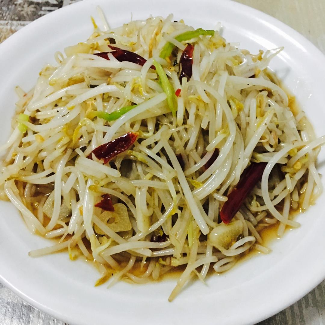zh果果妈做的素炒豆芽