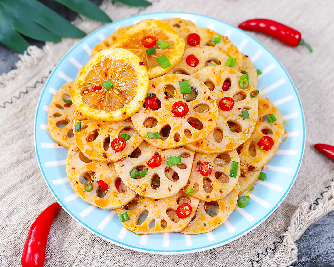 柠檬藕片的做法