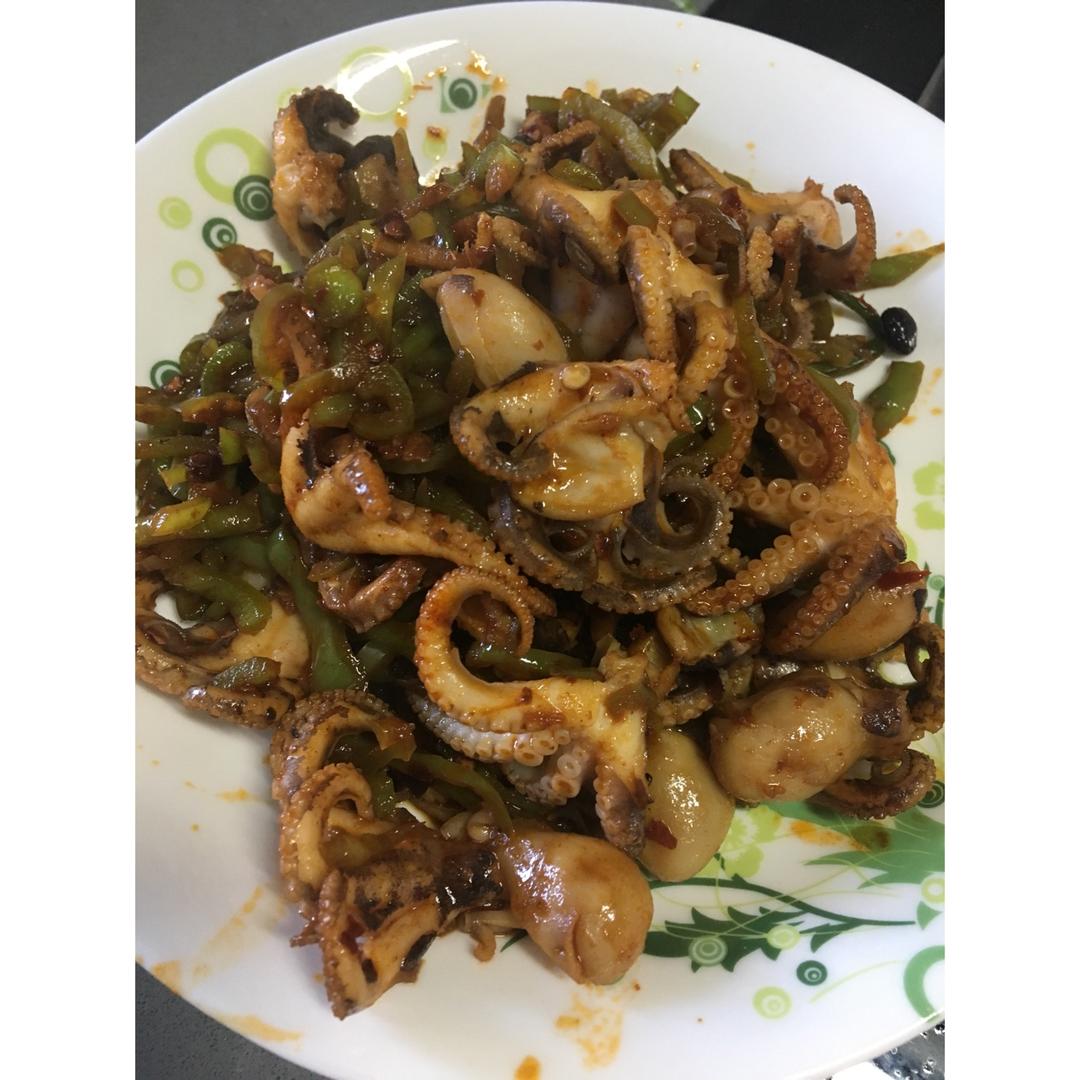 辣炒章鱼