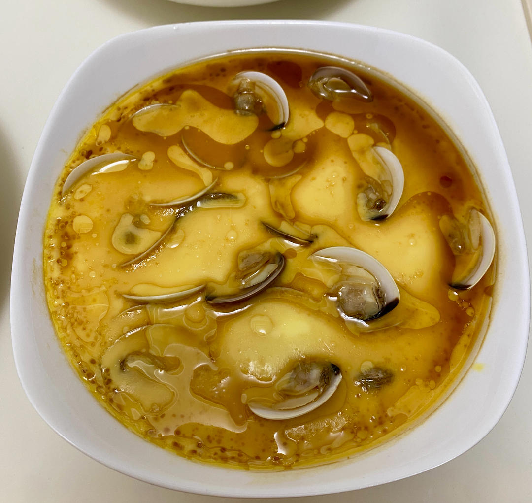 白蛤蒸蛋