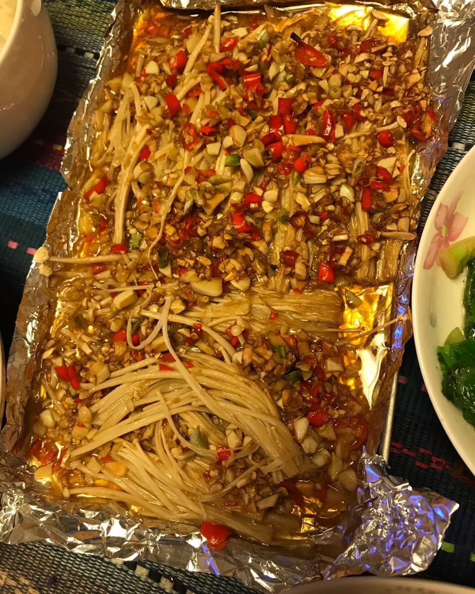 蒜蓉烤金针菇（烤箱版）