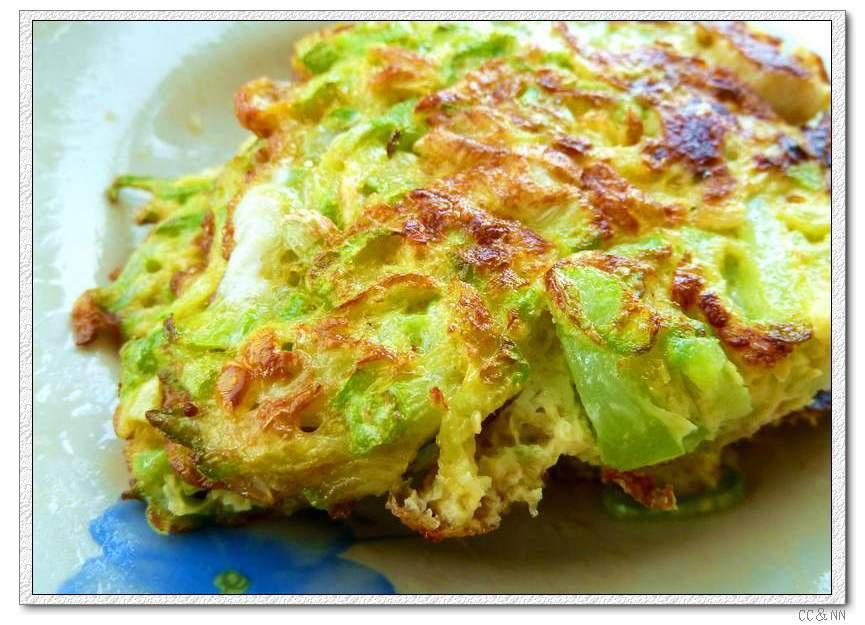 茭瓜鸡蛋饼