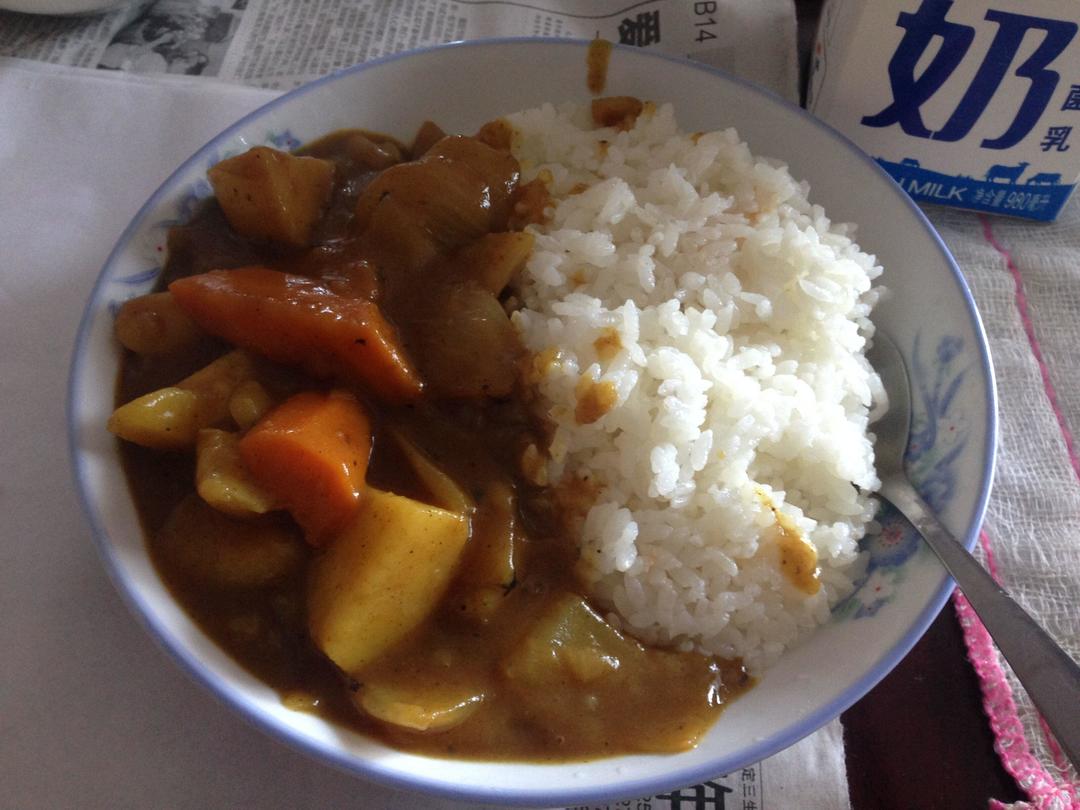 全素咖喱饭的做法