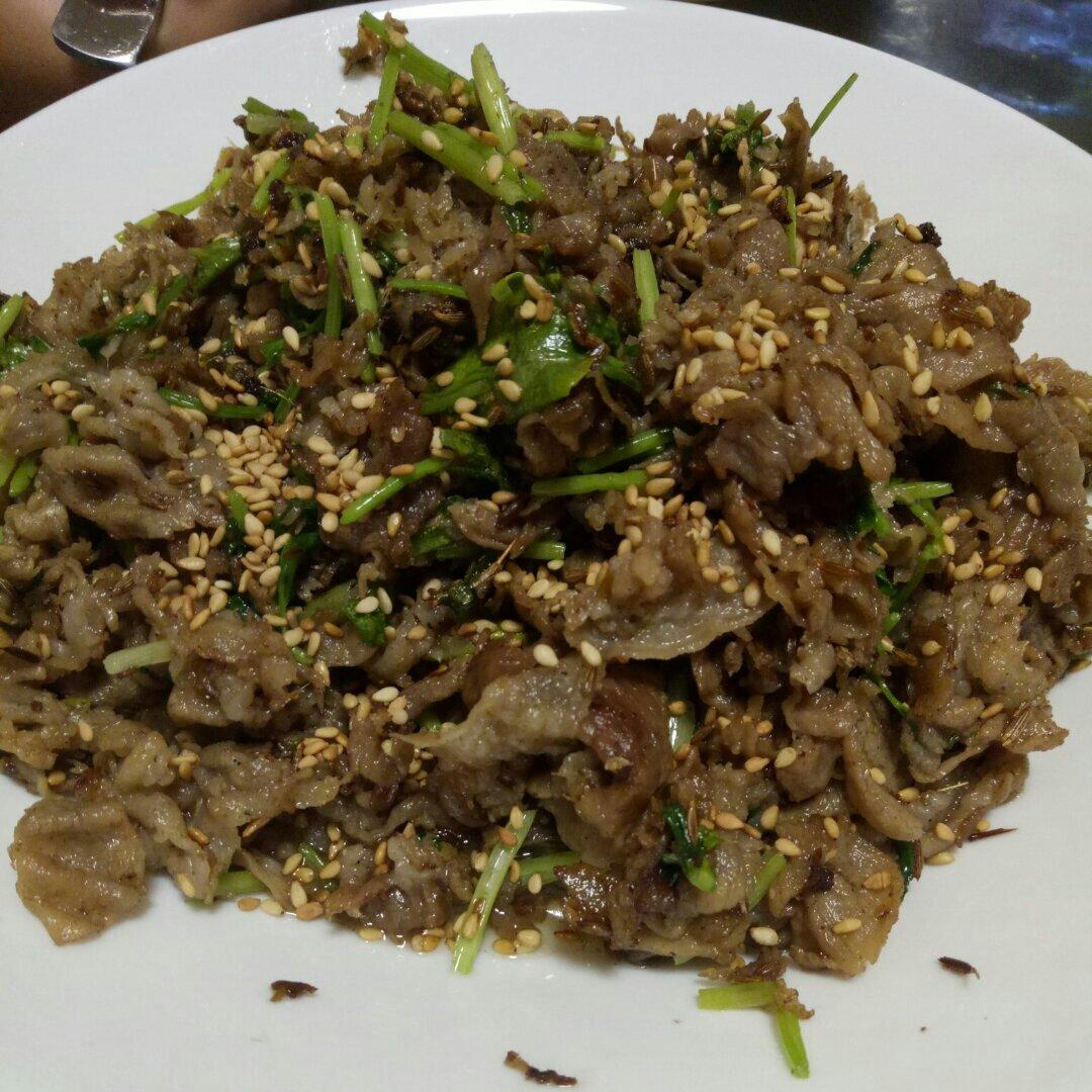孜然羊肉片