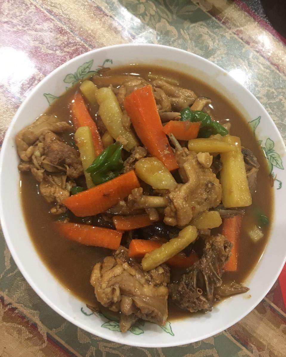 红烧三黄鸡家常版(黄焖鸡)