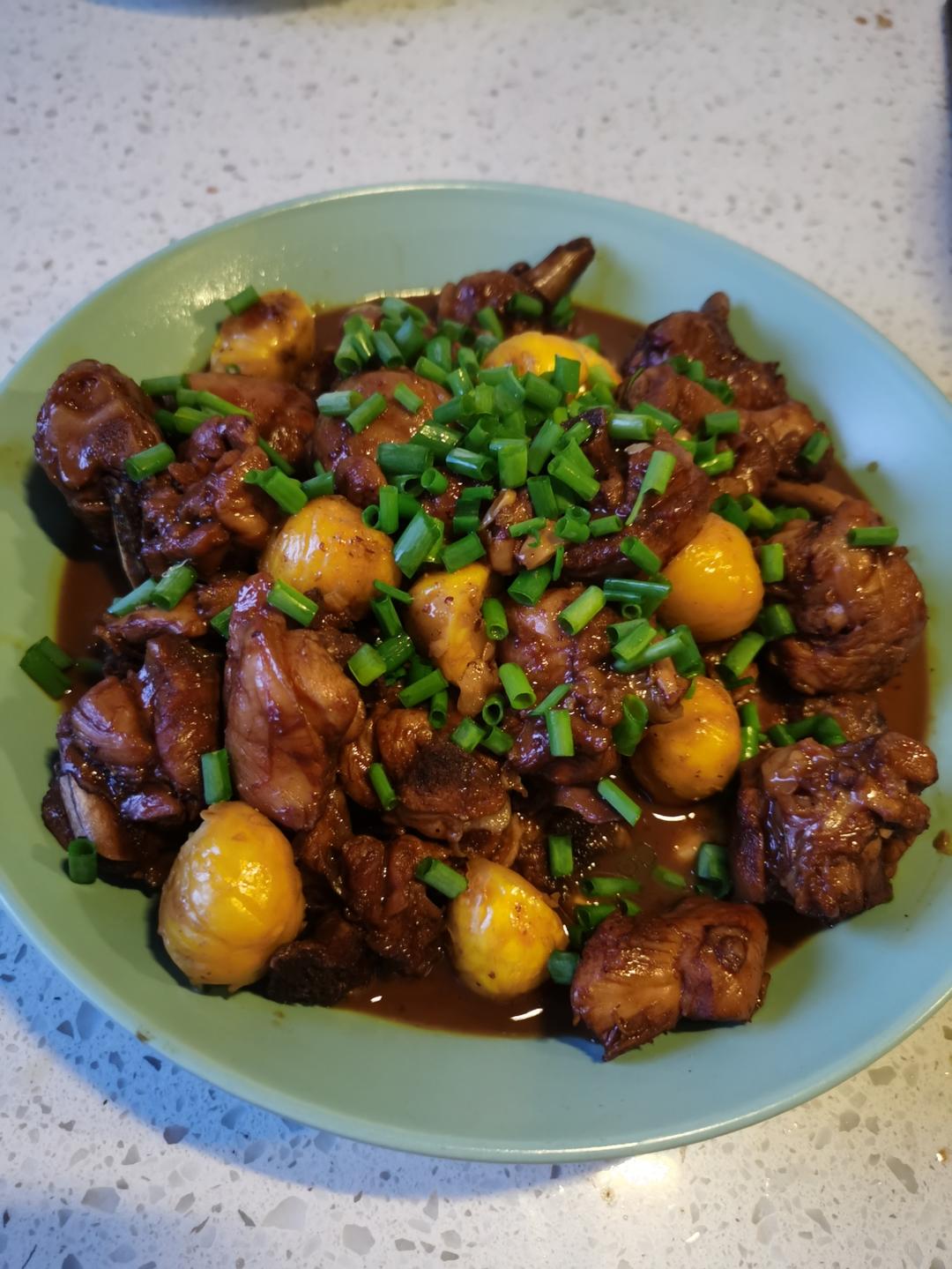 【栗子烧鸡】鸡肉都给你吃，栗子归我~