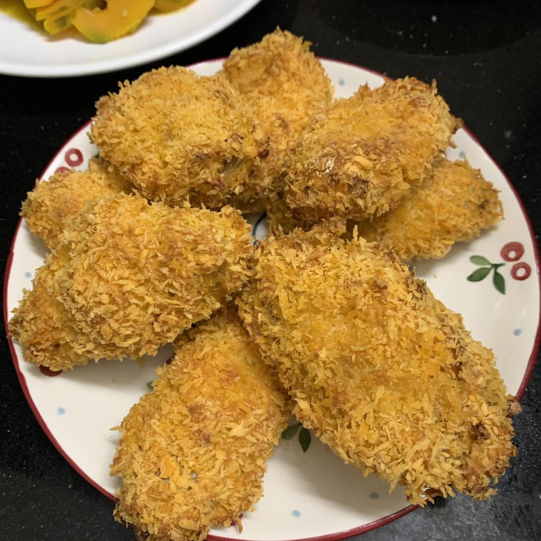 无油版——烤箱炸鸡翅的做法