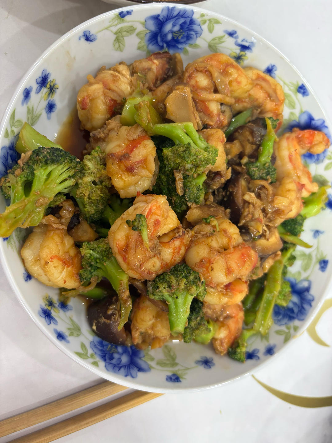 减肥去脂的西兰花炒虾仁