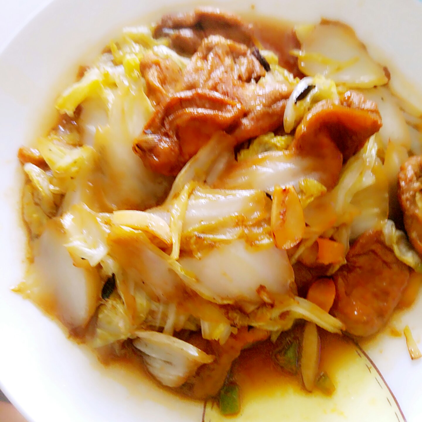 cicipcss做的面筋烧白菜