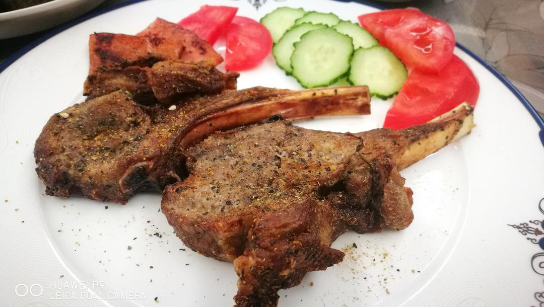 空气炸锅烤羊排
