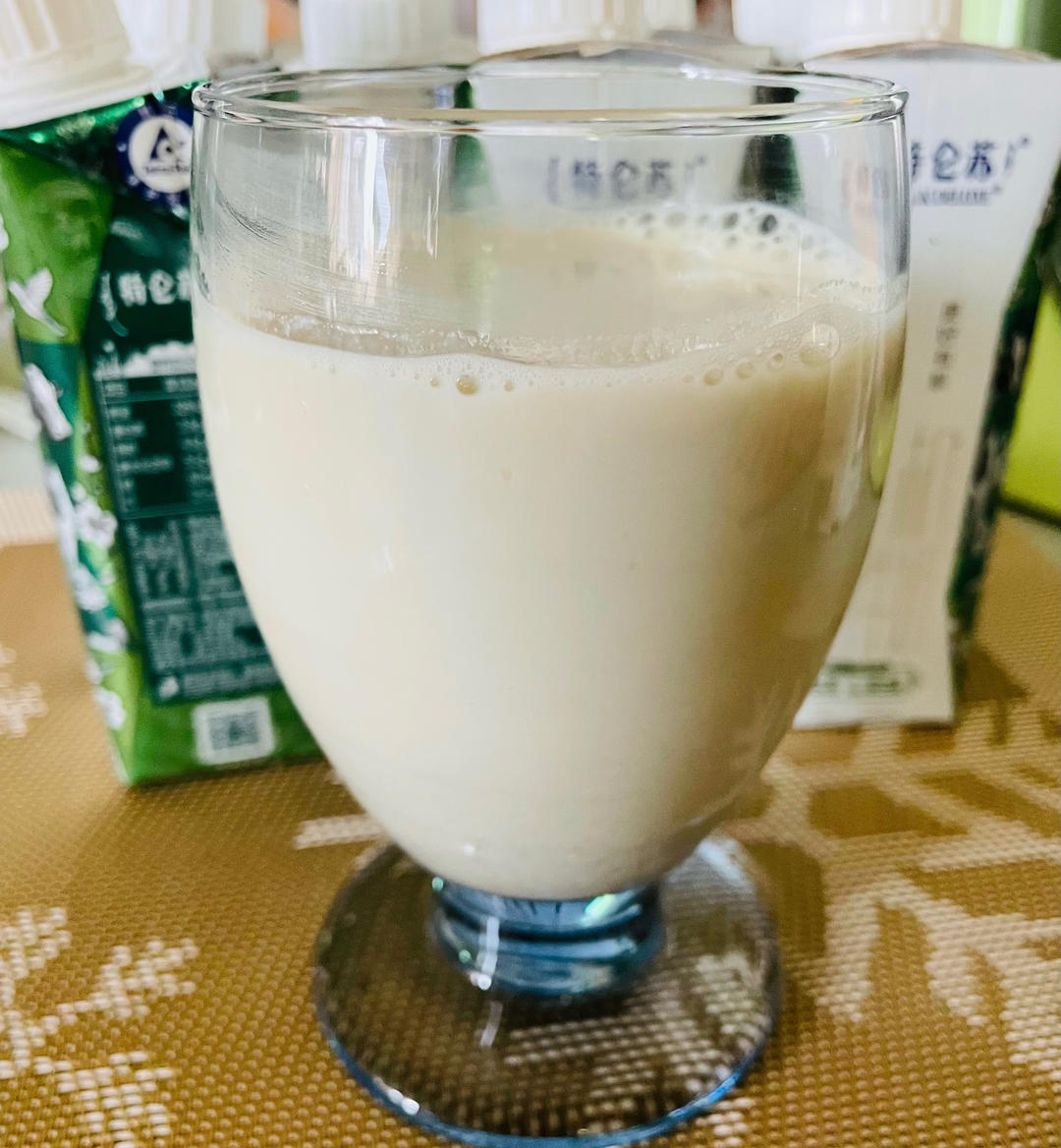 奶茶店同款配方绿豆沙牛乳！