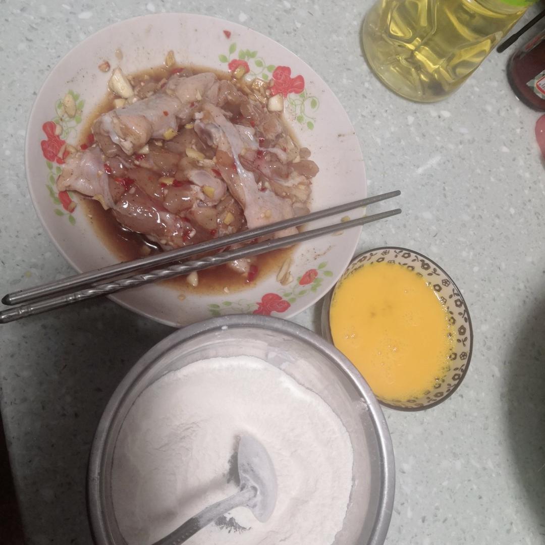 蒜香炸鸡翅