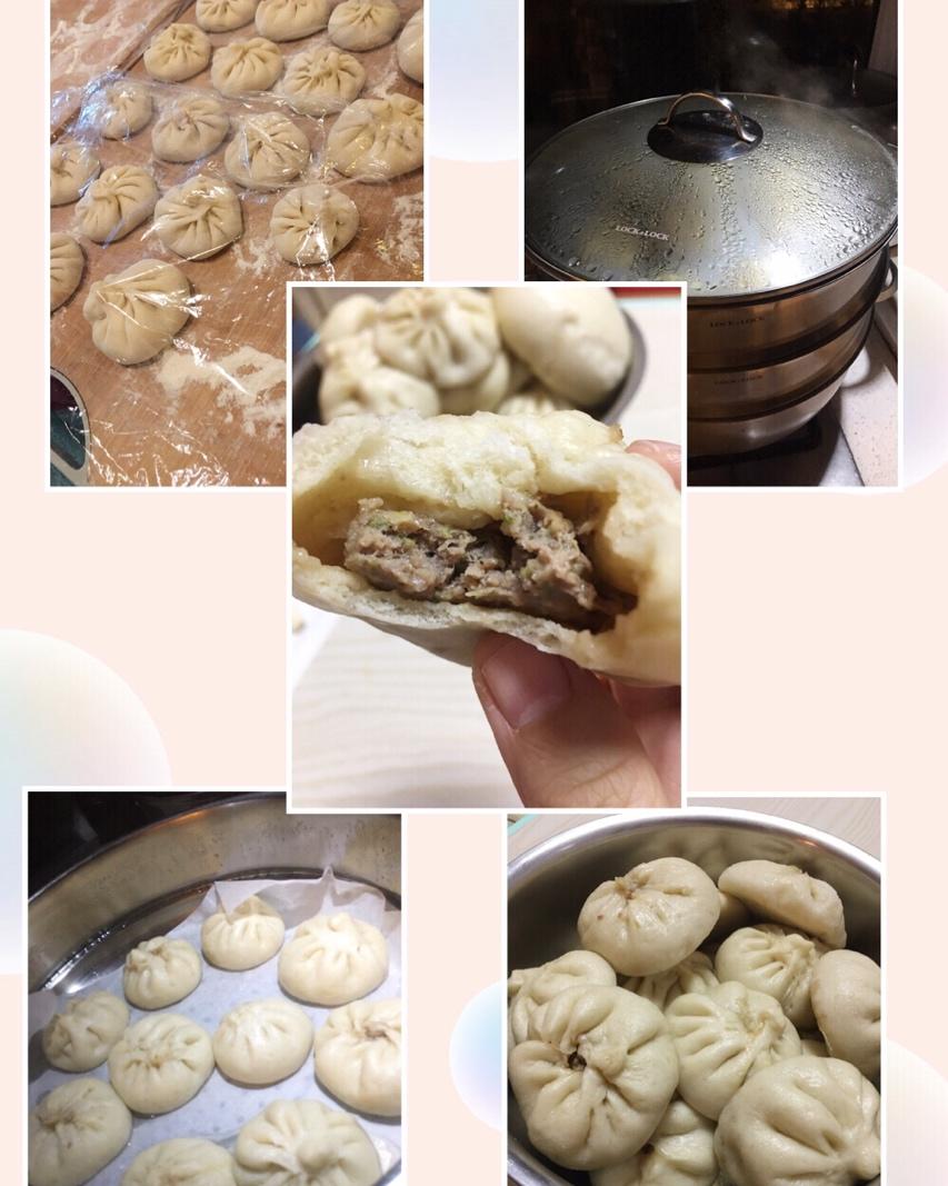 基础肉包做法 Steamed Dumplings