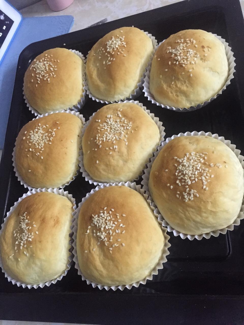 酸奶红豆小面包