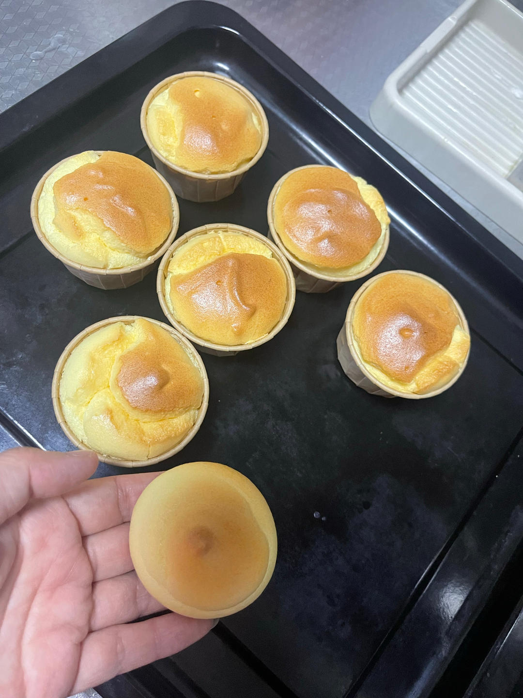教你做胖嘟嘟的空气蛋糕❗️轻盈松软敲好吃😋