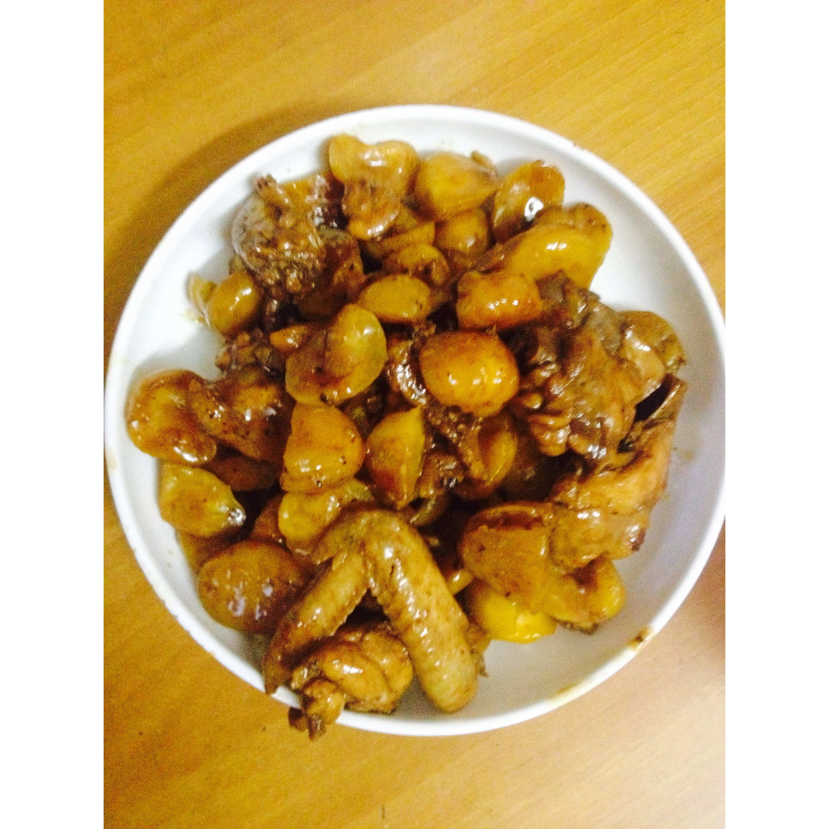 板栗烧鸡