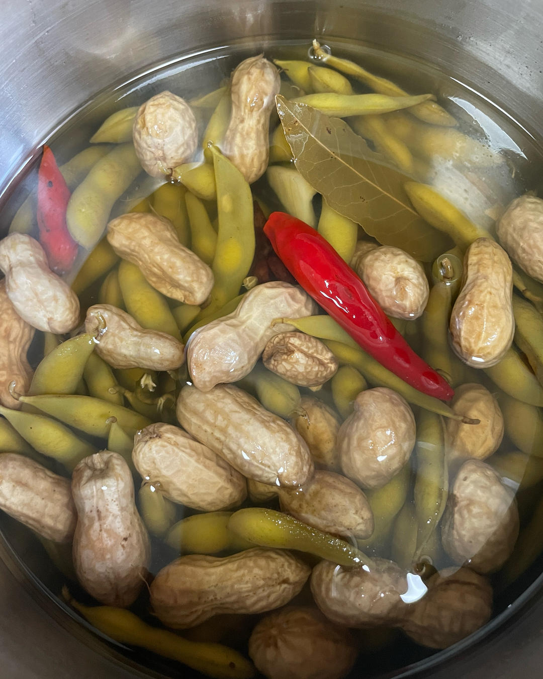 盐水毛豆花生