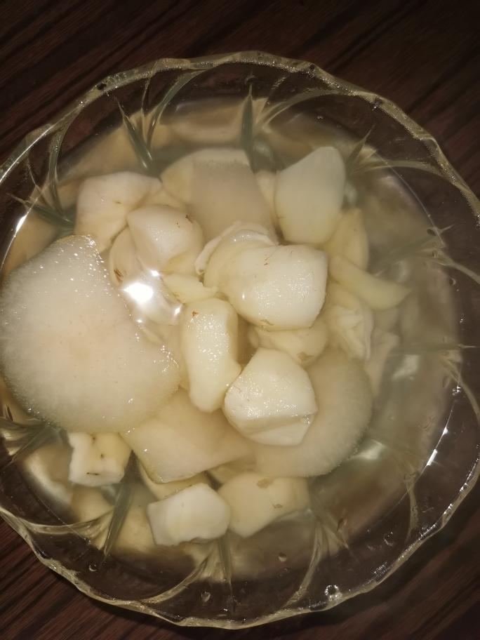 马蹄雪梨百合爽的做法