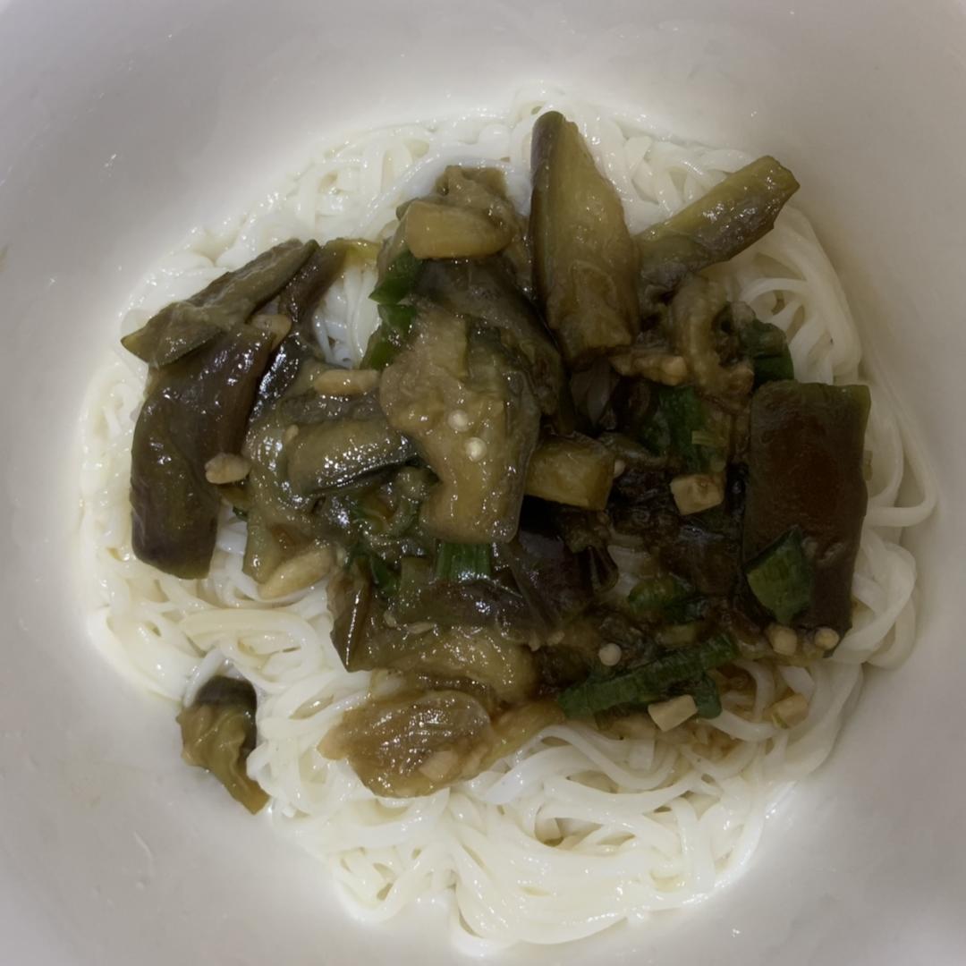 尖椒茄子打卤面