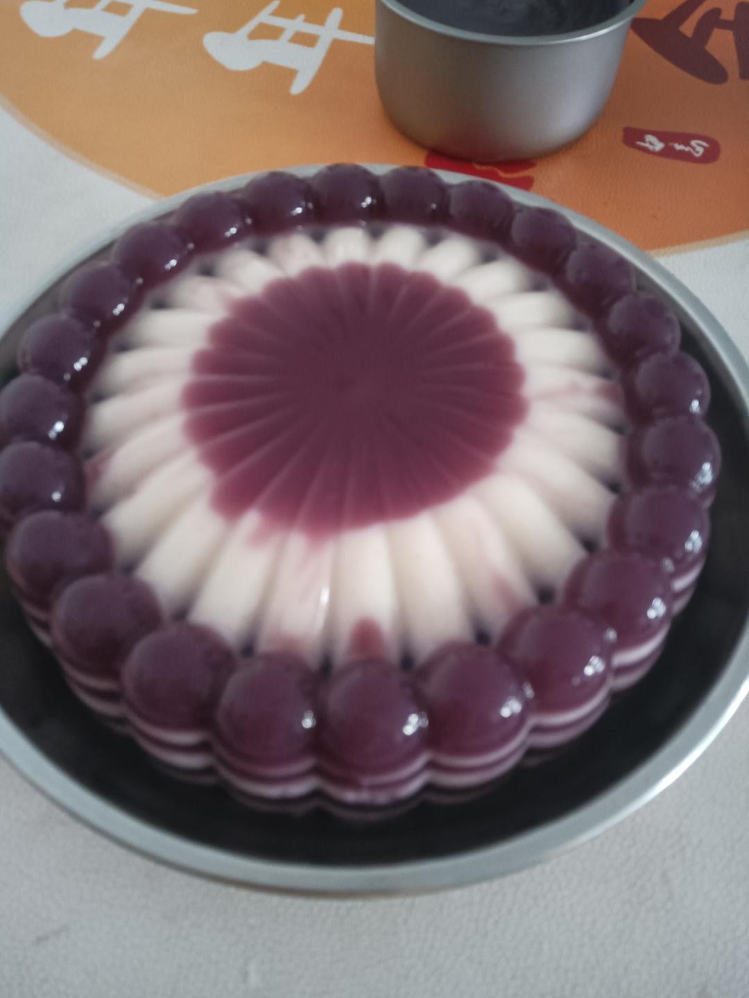 创意蛋糕 | 紫薯椰汁千层马蹄糕