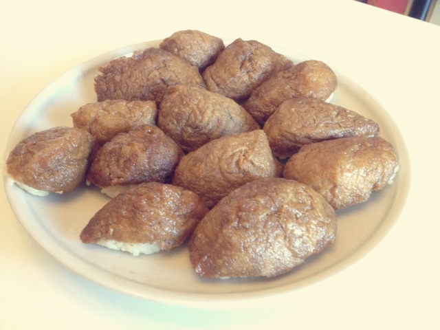 豆腐皮包寿司饭