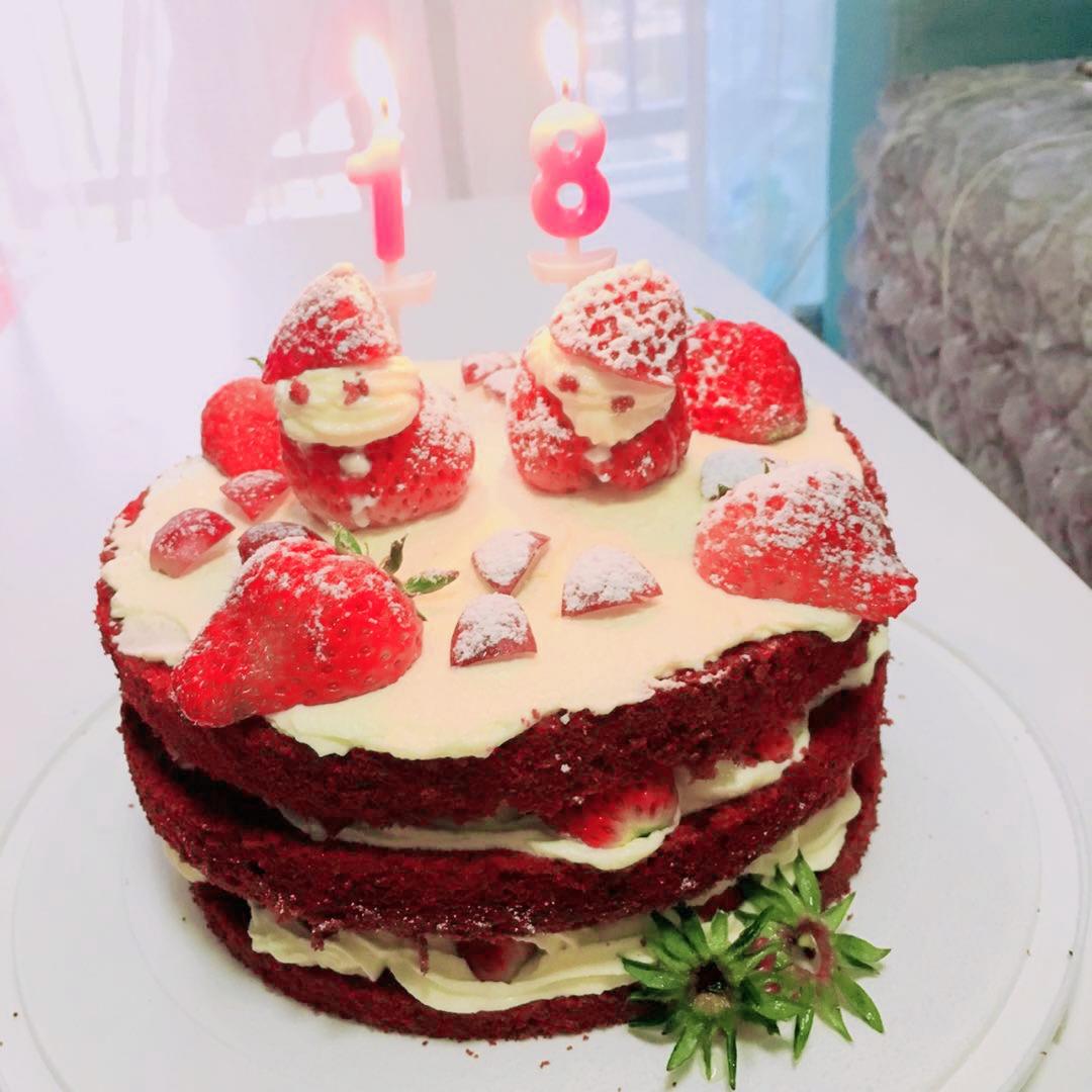 圣诞呆萌裸蛋糕