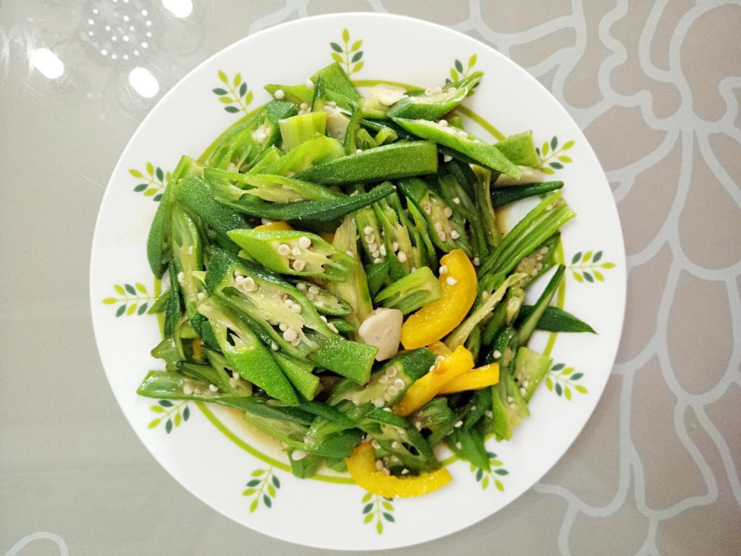 大牙1121做的清炒秋葵