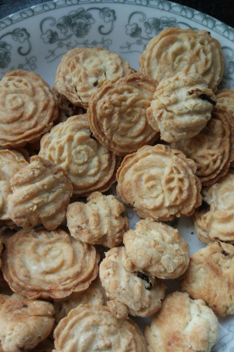 （无黄油）健康奶香提子酥饼