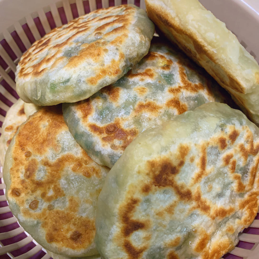 皮薄如纸的韭菜馅饼|免揉面法