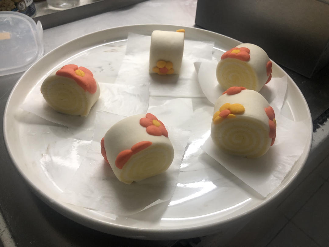 馒头｜美轮美奂的Marimekko🌺印花刀切馒头