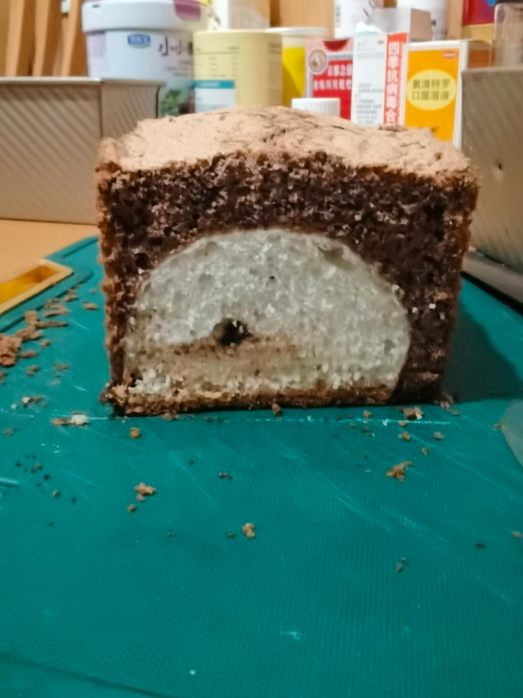 熊猫蛋糕吐司，怪可爱，怪好吃