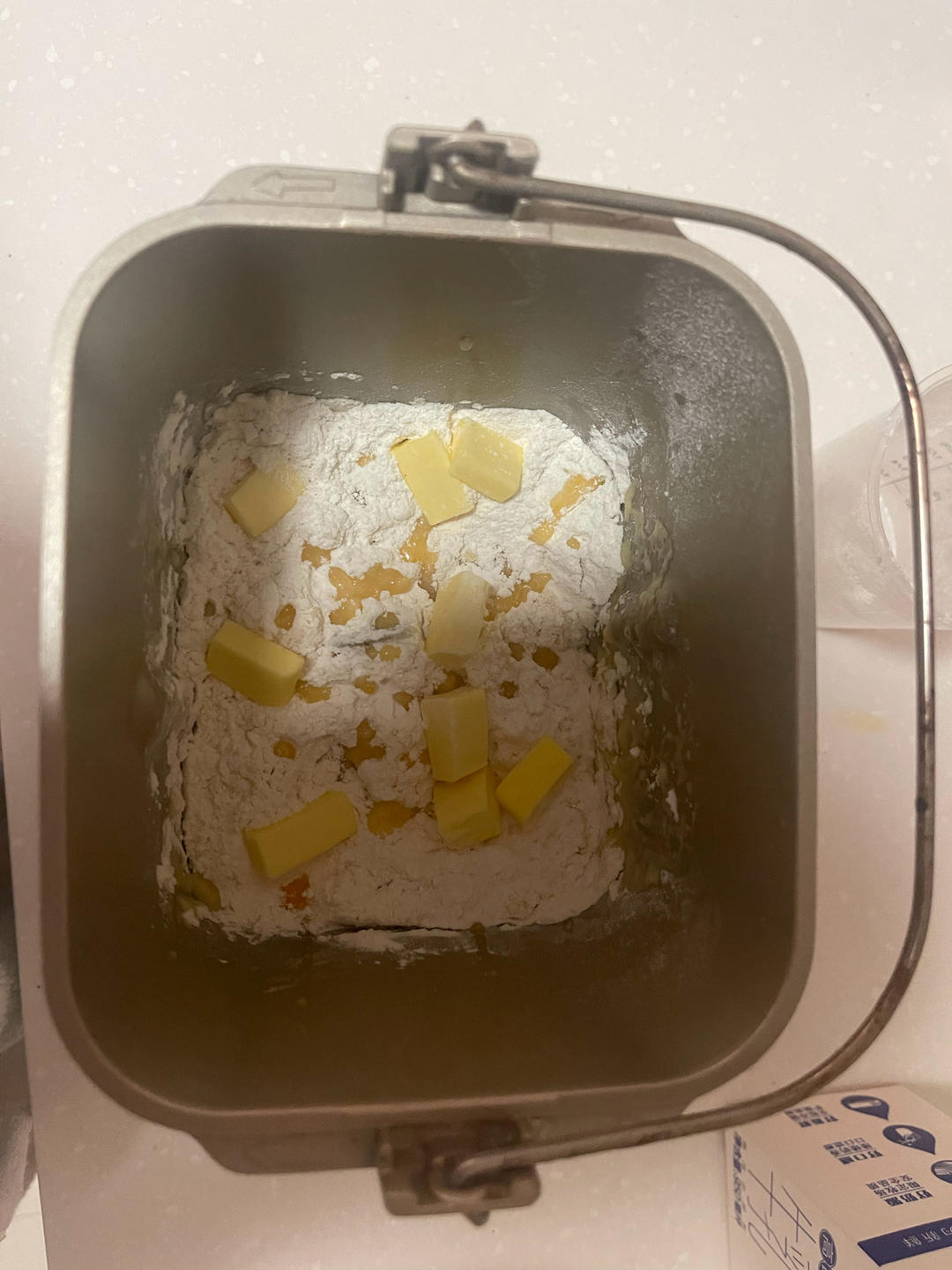 纯奶手撕吐司的做法 步骤1