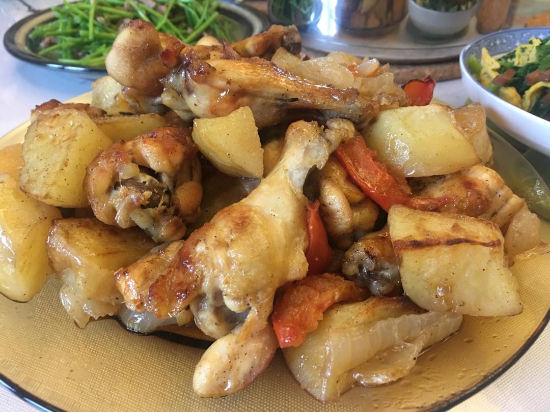 小番茄烤琵琶腿