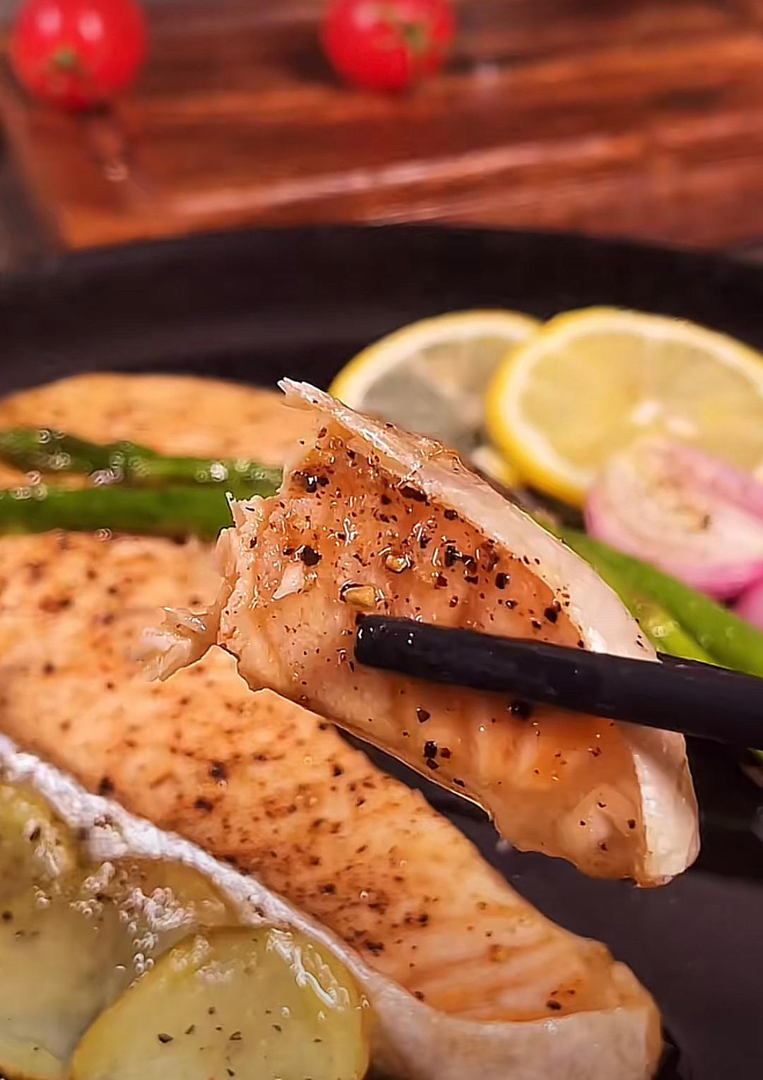 营养低脂烤三文鱼|好吃不胖