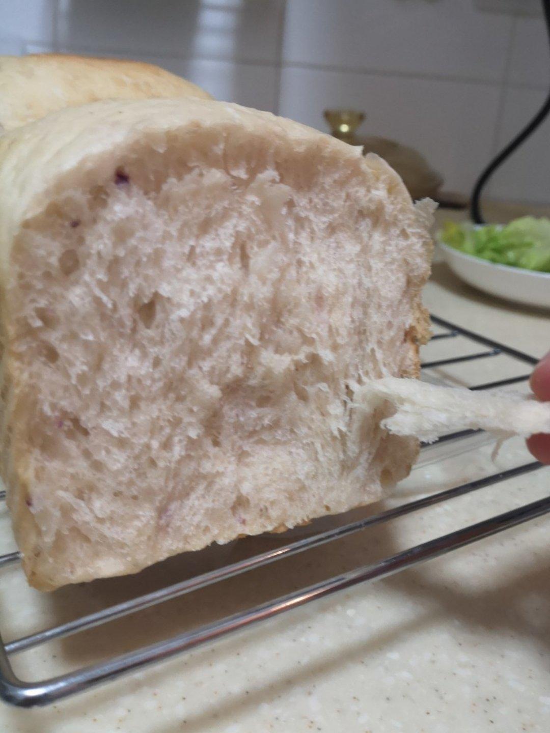 【超详】基础款牛奶吐司｛松下面包机p104+烤箱｝