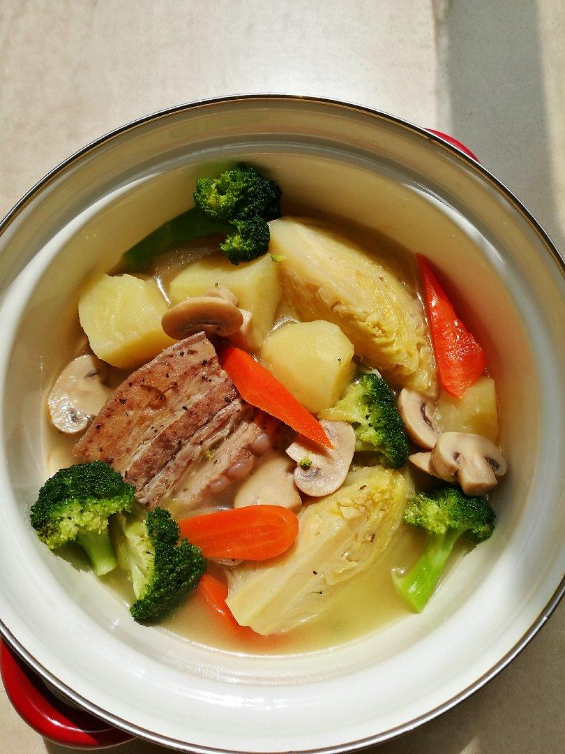 《问题餐厅》实操版培根蔬菜浓汤