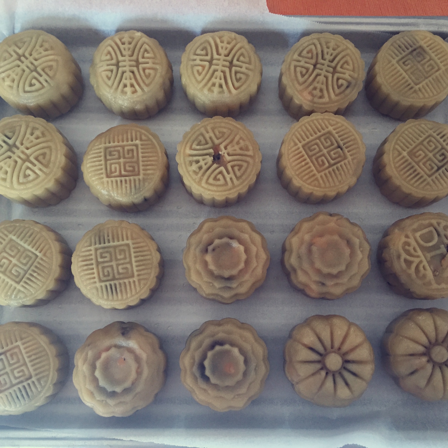 五仁月饼～不用转化糖浆的版本