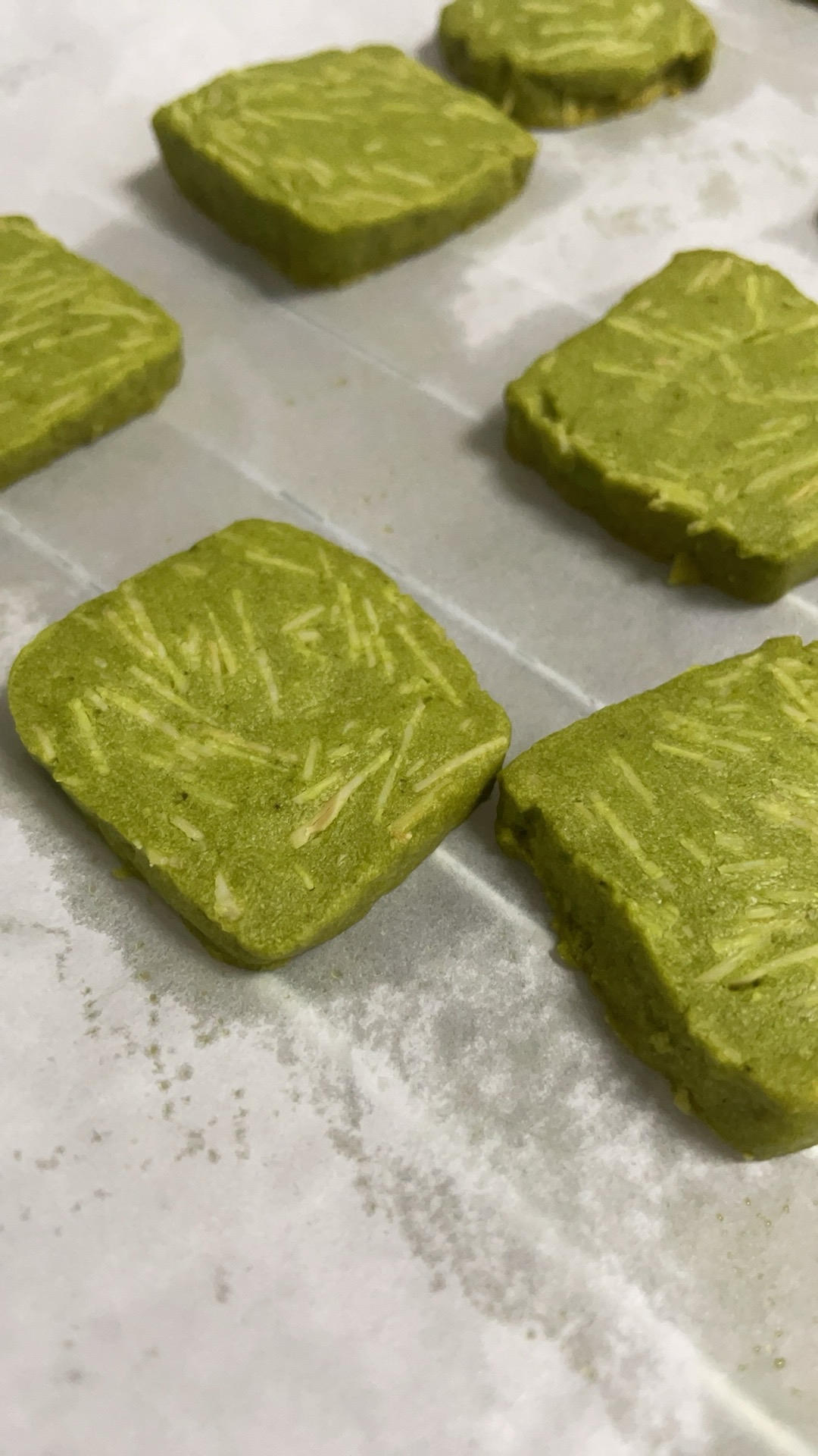 抹茶杏仁曲奇饼干