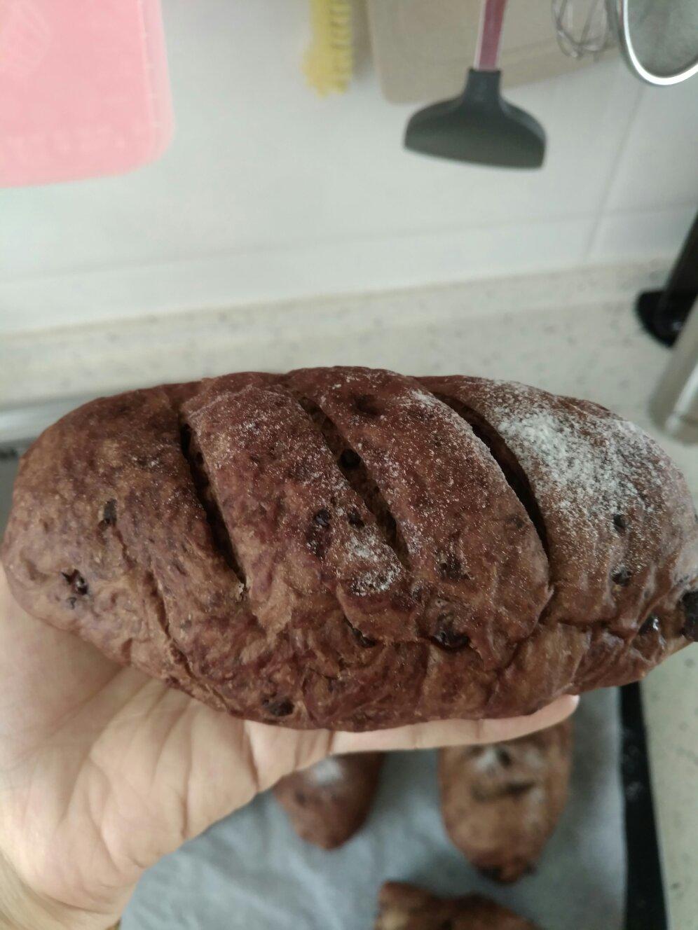 巧克力软欧包(无糖)