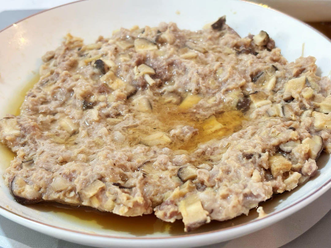 香菇蒸肉饼