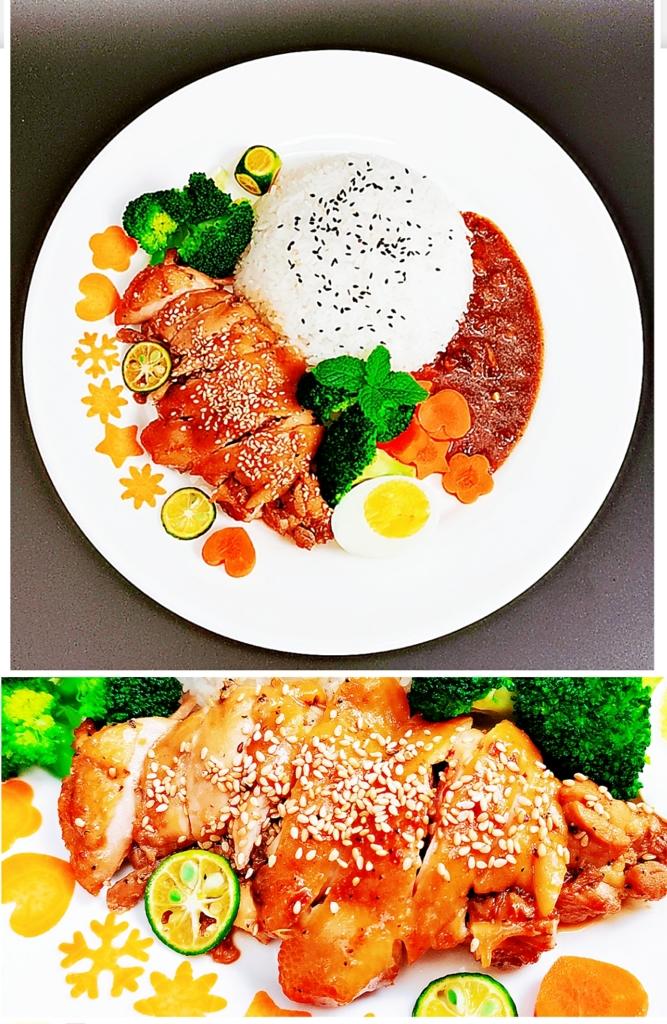 日式照烧鸡腿饭美味鸡排饭鸡肉盖饭