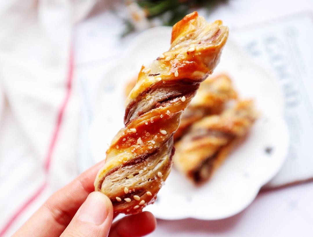 ㊙️无需和面❗️手抓饼红豆扭扭酥